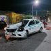 Van se estrella contra dos vehículos en Playa del Carmen y se da a la fuga