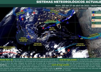 Prevén cielo nublado, fuertes lluvias y temperaturas altas para Quintana Roo