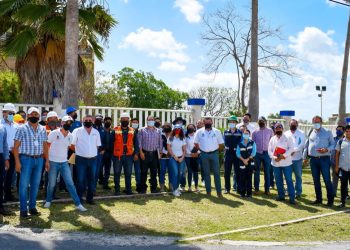 Realizan recorrido por sitio de licitación del Puente Nichupté