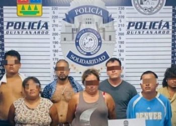 Capturan a siete narcomenudistas en Playa del Carmen