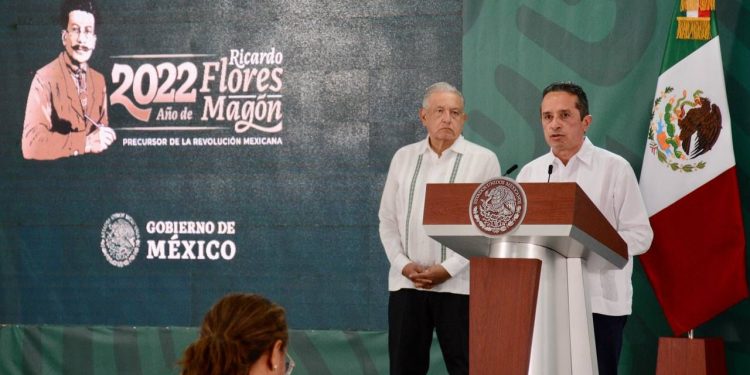 El presidente López Obrador reconoce el crecimiento económico de Quintana Roo