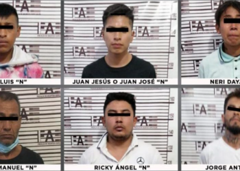 Aseguran a ocho presuntos involucrados en el asesinato de cinco adultos y tres niños en Tultepec
