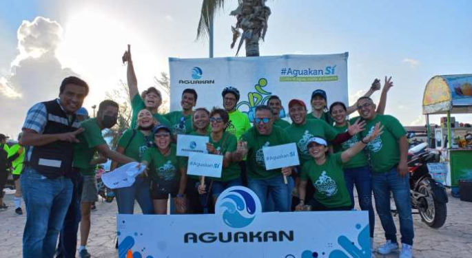 Ciclistas se sumaron en la «Rodada por la tierra» que organizó Aguakan