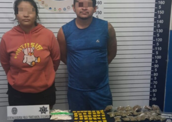 Detienen a una pareja en Playa del Carmen por posesión de narcóticos