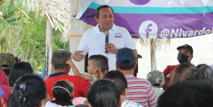 Nivardo Mena asegura que terminará con la pobreza alimentaria en Quintana Roo