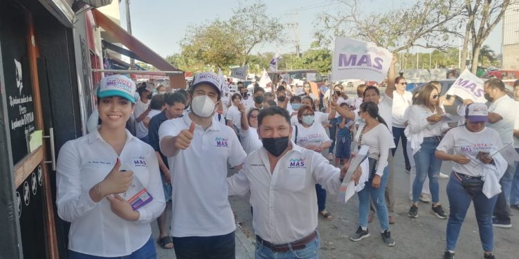 Arrancan actividad proselitista, candidatos ciudadanos del MAS