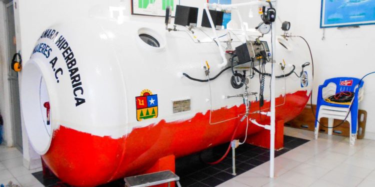 Reahabilítan la cámara hiperbárica en Isla Mujeres
