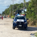 Encuentran cuerpo embolsado en un camino de terracería en Cancún