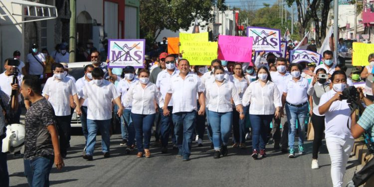 Destaca Nivardo Mena que su alianza es con la gente