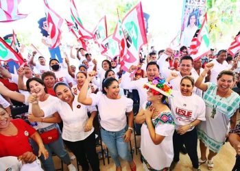 Por un Quintana Roo más unido y próspero; Leslie inicia campaña en el corazón de la zona maya