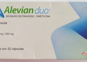 La DPRIS alerta sobre falsificación del producto Alevian Duo (bromuro de pinaverio, dimeticona) 100mg/300mg, cápsula