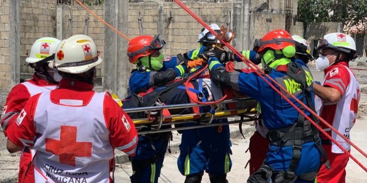 Quintana Roo participó con éxito en un simulacro de asistencia humanitaria y apoyo a desastres