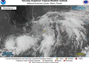 Seguirán lluvias por baja presión con probabilidad de ciclón