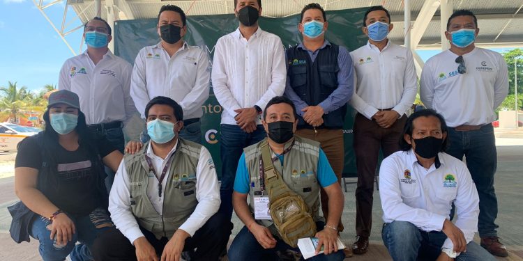 DPRIS inaugura la primera semana nacional de protección contra riesgos sanitarios en Mahahual&nbsp;