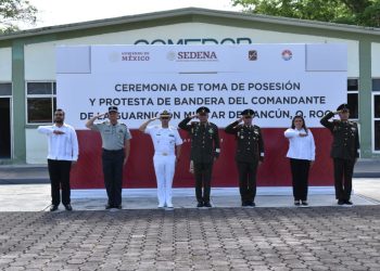 Toma posesión el nuevo comandante de la Guarnición Militar de Cancún