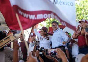 Senadores morenistas respaldan en Cancún a Mara Lezama