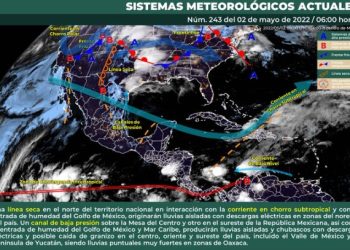Pronostican intervalos de chubascos y temperaturas altas para Quintana Roo