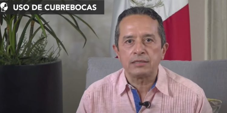 El gobernador de Quintana Roo anunció que el uso de cubrebocas dejó de ser obligatorio en el estado