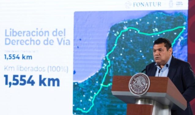 Tren Maya se construye con respaldo del pueblo: Javier May