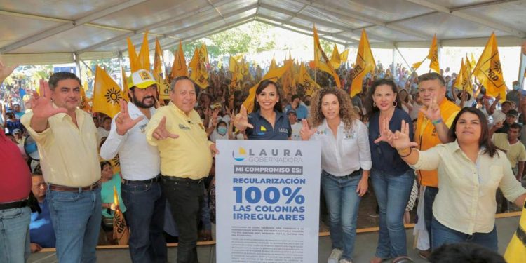Se compromete Laura Fernández a legalizar 100% de colonias irregulares