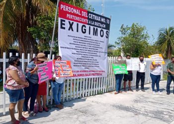 CETMAR detiene labores por protesta