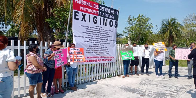 CETMAR detiene labores por protesta