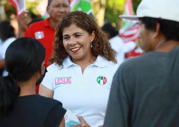 Agradezco el apoyo de militantes de otros partidos políticos: Leslie Hendricks Rubio