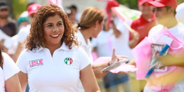 Agradezco el apoyo de militantes de otros partidos politicos: Leslie Hendricks Rubio