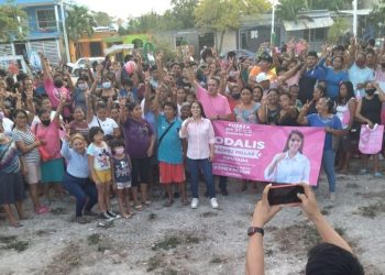 Arropan morenistas y verdes a Odalis Gómez