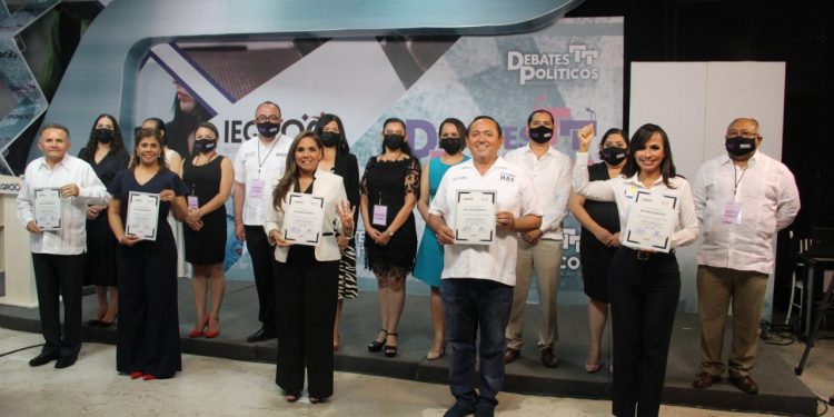 Concluye debate de candidatos al Gobierno del Estado