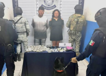 Aseguran a pareja por portación de drogas en Playa del Carmen
