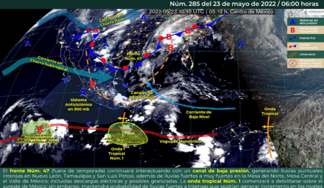 Prevén cielo nublado y lluvias en varias regiones de Quintana Roo