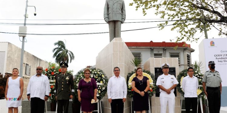 Conmemora Gobierno del Estado el 124 Aniversario de la Fundación de Payo Obispo, hoy ciudad de Chetumal