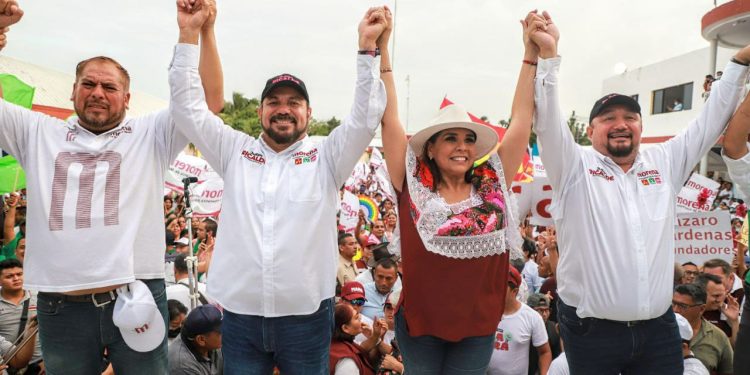 Las encuestas nos arrojan 3 a 1 sobre nuestros contrincantes: Julián Ricalde