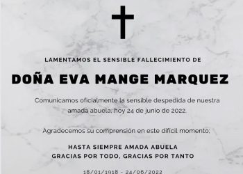 Fallece Eva Mange Márquez, abuela de Thalia