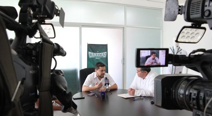TVT firma convenio con Olmecas Tabasco