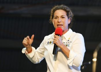 Encabeza Iris Mora masivo cierre de campaña en la Supermanzana 96