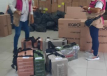 Lluvias y mal clima no ha impedido entrega de paquetes electorales