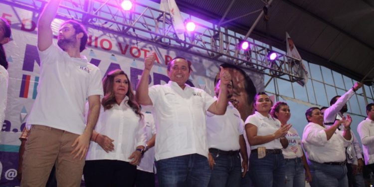 Impactante cierre de campaña de Nivardo Mena