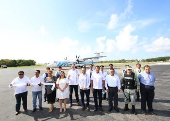 Aeromar inaugura su nueva ruta que conecta a Chetumal con Cancún