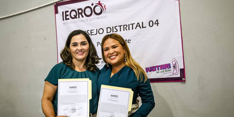 Acredita IEQROO a Criss Alcérreca como la diputada electa en el Distrito 04