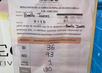 Que el IEQROO no tergiverse la consulta que rebasó el 35% requerido para revocar concesión de Aguakan: Marciano «Chano» Toledo