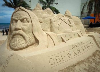 Hacen santuario de Star Wars en Playa del Carmen