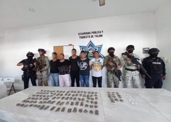 Detienen a 5 hombres en distintos operativos en Tulum