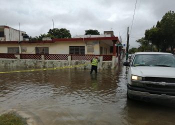 Lluvias dejan inundada la capital del estado
