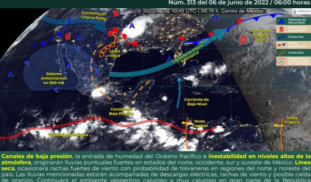 Prevén intervalos de chubascos y temperaturas máximas de 40° en Quintana Roo