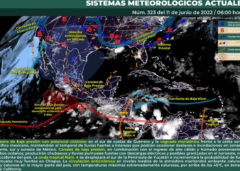 El Servicio Meteorológico Nacional prevé posibles intervalos de chubascos en Quintana Roo