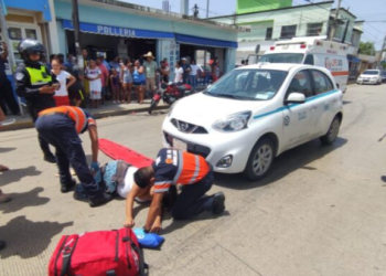 Taxista atropella a peatón aparentemente alcoholizado en Playa del Carmen