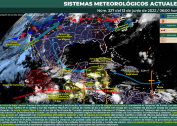 Pronostican día lluvioso para Quintana Roo