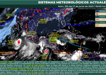 Prevén lluvias e inundaciones en el Sur de Quintana Roo